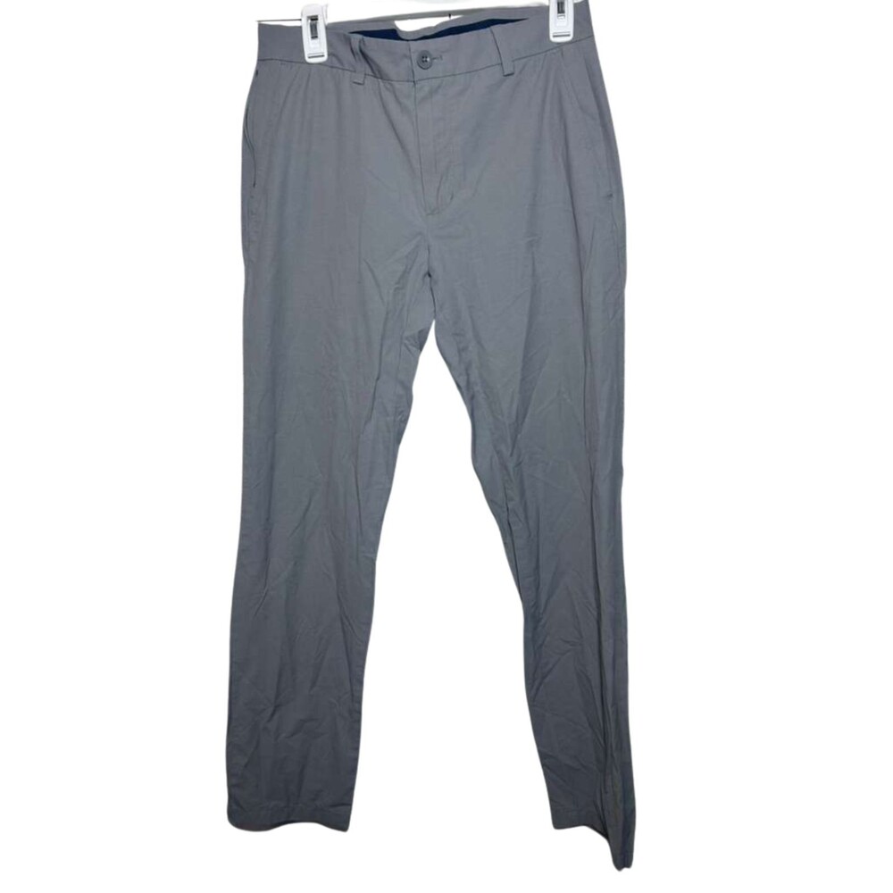 Vineyard Vines Lightweight On The Go Pants Mens Size 30 x 30 Gray Straight Golf